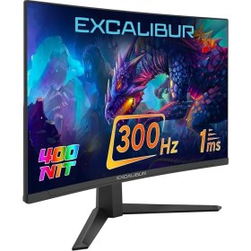 Resim Excalibur E27FVC-E 27" 300HZ 1ms 400NIT Fast Va Curved HDR10 Oyuncu Monitörü 