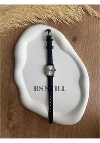 Resim Rub155 25 Mm Rubsey Quartz Minimal Vintage Kadın Kol Saati Siyah 