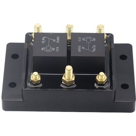 Resim 12v80a Otomotiv Röle Modülü Su Geçirmez Sigorta Kutusu Siyah 