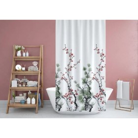 Resim Zethome Jackline Banyo Duş Perdesi 7766 Tek Kanat 240X200 