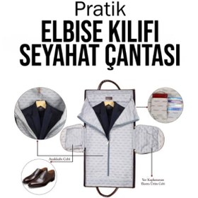 Resim Pratik Elbise Kılıfı Seyahat Çantası 