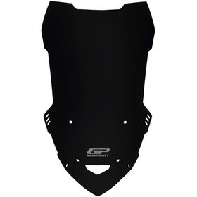 Resim GP KOMPOZİT Gp Kompozit Yamaha Nmax 125 / 155 2021-2024 Uyumlu Ön Cam Siyah 61 Cm 