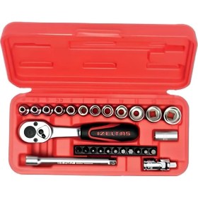 Resim Izeltaş 14000 005132 1/4” Altı Köşe Lokma Anahtar ve Bits Set (27 Parça, Mm) 