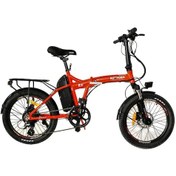 Resim Roxform R-111 Elektrikli Katlanabilir Bisiklet 15ah Shimano Altus Hidrolik Fren Alüminyum Kadro Nar Çiçeği 