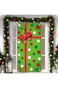 Resim PROMISEBACKDROP2 190x75cm Lastikli kapı süsü, Kumaş kapı giydirme, Christmas decor, Yılbaşı, Okul etkinlik kapı süsü 