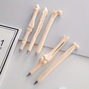 Resim 5 Adet/1 Takım Yenilik Kemik Şekilli Tükenmez Kalemler, 0.7mm Mavi Mürekkep, Cadılar Bayramı, Şükran Günü, Yılbaşı, Yaratıcı Kırtasiye, Yenilik Hediye 