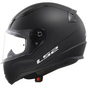 Resim LS2 Rapıd 2 Mat Siyah Kapalı Motosiklet Kaskı Siyah-cam 