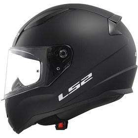 Resim LS2 Rapıd 2 Mat Siyah Kapalı Motosiklet Kaskı Siyah-cam 