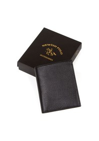 Resim Newish Polo Erkek Hakiki Deri Cüzdan Ve Kartlık - New007 Siyah 