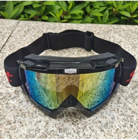 Resim Willowhaven Siyah Motosiklet Gözlüğü Motocross Kask Korumalı Yarış Gözlüğü Erkek Kadın Bisiklet 