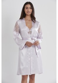 Resim Pierre Cardin 6955 Kadın Saten Altılı Set - Viola Viola 