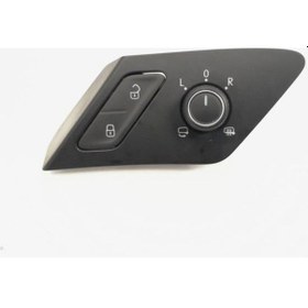 Resim Golf 7 Uyumlu Ayna Ayar Düğmesi Merkezi Kilit Düğmesi Ile Birlikte Oem 5g0959565/5g0962125a 