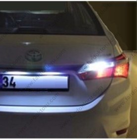 Resim Fardoktoru Toyota Corolla Uyumlu Beyaz Led Geri Vites Ampulü W16W T15 