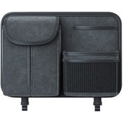 Resim Rogfer Araba Koltuğu Arkası Organizatör Çok Fonksiyonlu Saklama Çantası Dekoratif Ürünler Siyah 