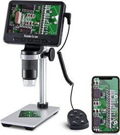 Resim Koolertron 5" LCD Dijital Mikroskop Video Mikroskop 