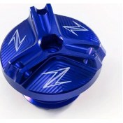 Resim Cloudstore Z900 Z650 Z400 Z1000 Motorcycle İçin Mavi Alüminyum Motor Yağ Kapağı Ve Yakıt Kapağı Koruyucu Aksesuar 