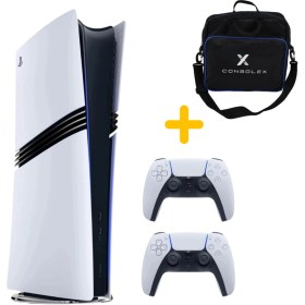 Resim Sony Playstation 5 - Pro 2 TB Oyun Konsolu (CFI-7021 Avrupa) - Çift Kol- (Beyaz) 