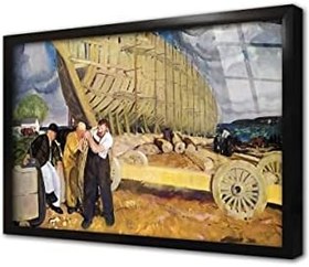 Resim Builders Of Ships Çerçeveli Cam Tablo 20x30 cm CB22529 