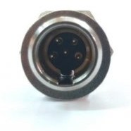 Resim 5 Pin Mini XLR Şase Tipi Erkek Konnektör 