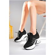 Resim Guja Kadın Örme Triko Gizli Dolgu Topuk Sneakers 