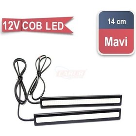 Resim Lamba Gündüz 12v Ledli Cob 14cm 2li Mavi N11.6197 