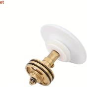 Resim Willowhaven 1 Set Seramik Ve Pirinç Banyo Lavabo Boşaltma Sistemi, Basmalı Açma 