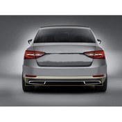 Resim BRSPLAST Skoda Superb Uyumlu 2019 Ve Üzeri Krom Difizör 3 Parça Paslanmaz Çelik 