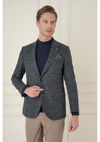 Resim Efor C 693 Slim Fit Siyah Spor Ceket Siyah 