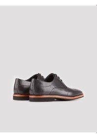 Resim Cabani Hakiki Deri Siyah Bağcıklı Erkek Klasik Ayakkabı (521653173) 