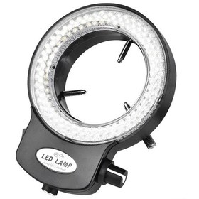 Resim Tenfowee Mikroskop Ve Kamera Yardımcı Aydınlatma: 144 Led Işık Demeti, 0-100% Parlaklık Ayarlı Siyah Halka Işığı 