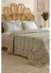 Resim Karaca Home Empres %100 Pamuk Çift Kişilik Pike Takımı Adaçayı Adaçayı 