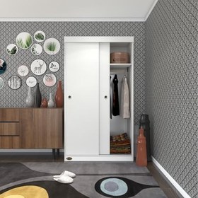 Resim Kenzlife gardırop sürgülü kapaklı kapılı karanfil100 byz gardolap dolap 