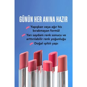 Resim Sheer Up Yarı Saydam Renk Veren Nemlendirici Stick Parlak Ruj (015 Go For Bordeaux) 8682536012133 