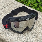 Resim Willowhaven Siyah Mtb Bisiklet Gözlüğü, Motosiklet Kask Gözlüğü, Outdoor Spor Gözlükleri Yetişkin 