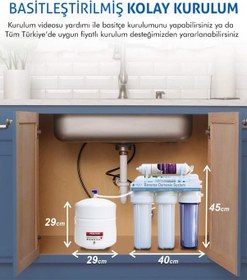 Resim Piksel Aqua 5 Aşamalı Pompalı Açık Kasa Su Arıtma Cihazı 