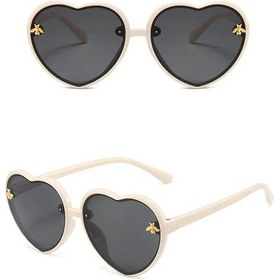 Resim Moonbıffysevimli Arı Desenli Çocuk Güneş Gözlüğü Kız Bebek Pembe Degrade Moda Aksesuarkırmızı51gri Gri 