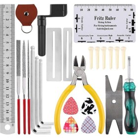 Resim Gitar Tamir Aracı Kiti Elektrik Akustik Gitar Ukulele Çok Renkli 