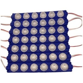 Resim 20 Adet 12 Volt 6 Watt 6 Lensli Mavi 3030 Smd Led Modül Ip65 