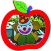 Resim Edutoys Elma Figürlü Lavabo Aynası (50X45 Cm) 