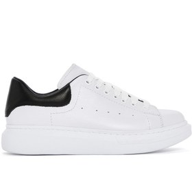 Resim Derimod Erkek Beyaz Bağcıklı Kalın Tabanlı Deri Sneaker 24sfd6822ft 