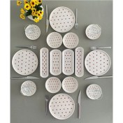 Resim Love 4 Kişilik 16 Parça Red Heart Model Kahvaltı Takımı 