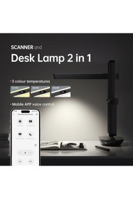 Resim CZUR Aura Pro Taşınabilir Kitap Tarayıcı, 14MP, A3 Belgeler Tarayabilen, OCR & Akıllı Masa Lambası 