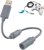 Resim OSTENT USB Breakaway Extension Cable Adapter for Microsoft Xbox 360 Wired Controller 