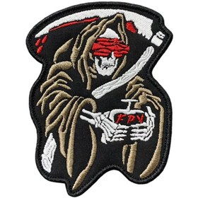 Resim Ex Patch Fpv Drone Pilot Peçi Arması Patch Nakış 10 X 7.7 Cm 