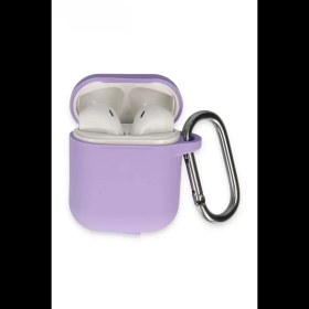 Resim Pileli Store Newface Airpods 2 (2.nesil) Hang Kılıf - Lila 