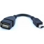Resim Keepro Mini USB Otg 5 Pin Otg 15 cm Oto Teyp Için USB Çevirici 