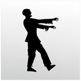 Resim Folyo Sticker Mumya 200cm Uzunluk Siyah 