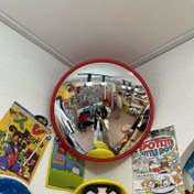 Resim Geniş Açı Görüşlü Büyük Konveks Duvar Aynası - Oturma Odası, Yatak Odası, Giriş Holü ve Banyo için Alan Artırıcı Yuvarlak Köşe Ayna - Kablosuz Kurulum, Kolay Montaj, Klasik Tasarım, Sağlam Yapı, İç Mimarlar için Dekoratif Duvar Aynaları 
