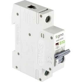 Resim Sigma 6SM110B B Tipi Monofaze 10A 6ka Otomatik Sigorta 