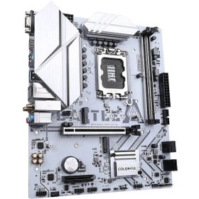 Resim Colorful Battle-AX B760M-G Beyaz WIFI DDR5 7600 MHz mATX Gaming Anakart 